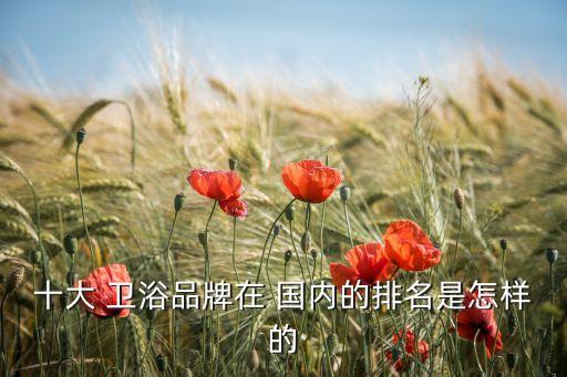 衛(wèi)浴國內(nèi)大眾品牌有哪些,衛(wèi)浴大眾品牌排行榜