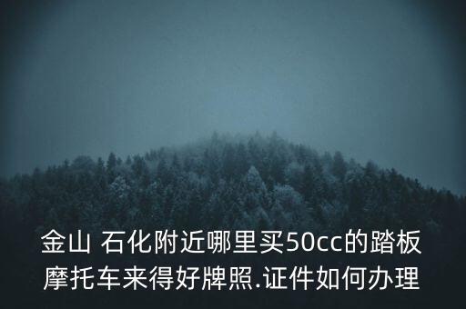 金山 石化附近哪里買(mǎi)50cc的踏板摩托車(chē)來(lái)得好牌照.證件如何辦理