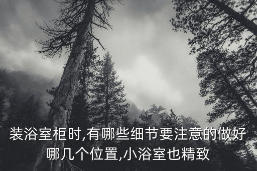 櫥柜和衛(wèi)浴裝修圖片一樣嗎