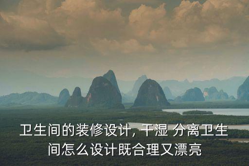 衛(wèi)生間的裝修設(shè)計(jì), 干濕 分離衛(wèi)生間怎么設(shè)計(jì)既合理又漂亮