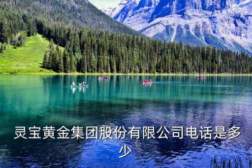  靈寶黃金集團(tuán)股份有限公司電話是多少