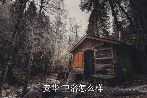 安華 衛(wèi)浴怎么樣