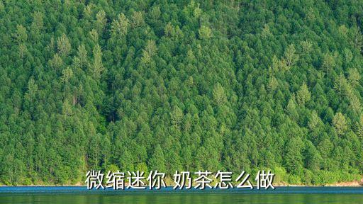 微縮迷你 奶茶怎么做