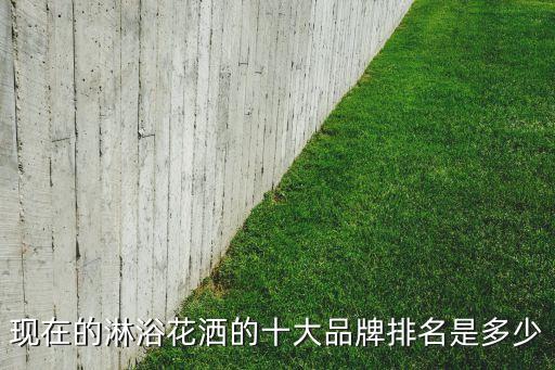 現(xiàn)在的淋浴花灑的十大品牌排名是多少