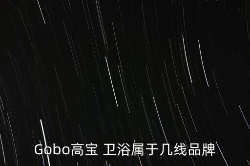 Gobo高寶 衛(wèi)浴屬于幾線品牌