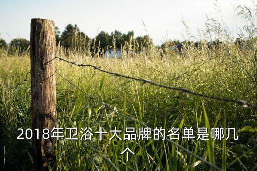 2018年衛(wèi)浴十大品牌的名單是哪幾個(gè)