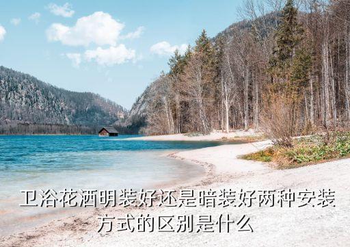  衛(wèi)浴花灑明裝好還是暗裝好兩種安裝方式的區(qū)別是什么