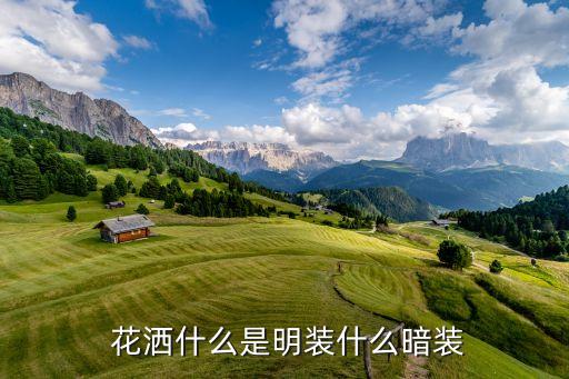  花灑什么是明裝什么暗裝