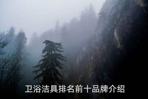  衛(wèi)浴潔具排名前十品牌介紹