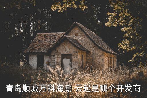 青島順城萬科海潮 云起是哪個開發(fā)商