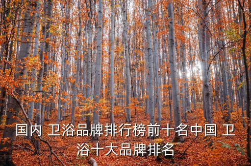 佛山衛(wèi)浴有哪些品牌,廣州佛山十大衛(wèi)浴品牌