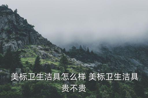  美標衛(wèi)生潔具怎么樣 美標衛(wèi)生潔具貴不貴