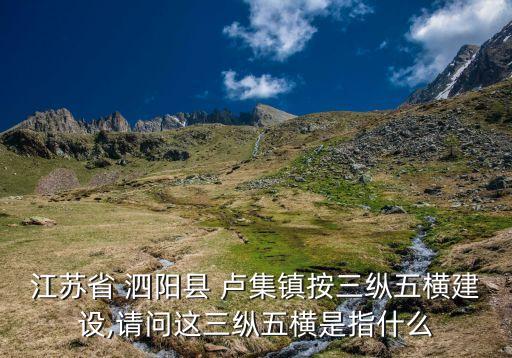 江蘇省 泗陽(yáng)縣 盧集鎮(zhèn)按三縱五橫建設(shè),請(qǐng)問(wèn)這三縱五橫是指什么