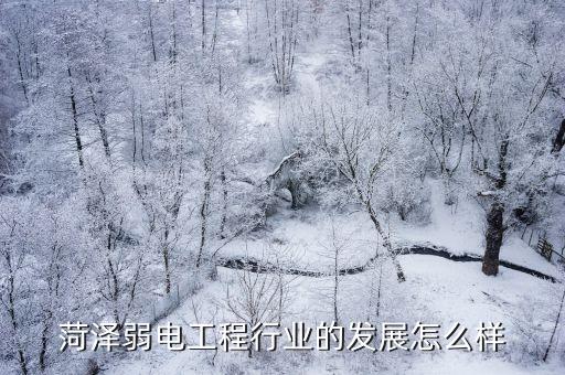 菏澤弱電工程行業(yè)的發(fā)展怎么樣