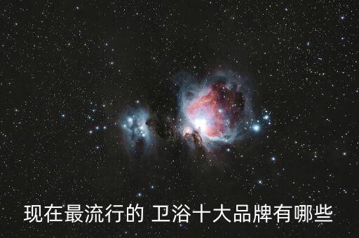 現(xiàn)在最流行的 衛(wèi)浴十大品牌有哪些