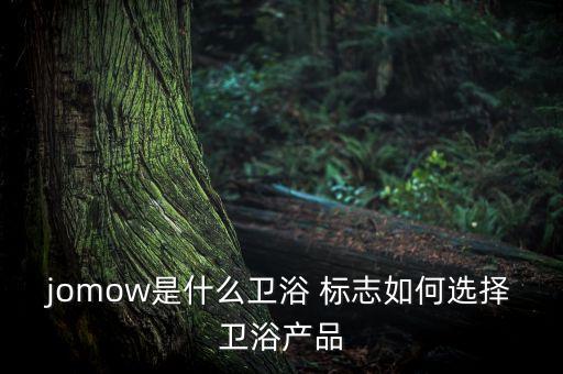 jomow是什么衛(wèi)浴 標(biāo)志如何選擇衛(wèi)浴產(chǎn)品