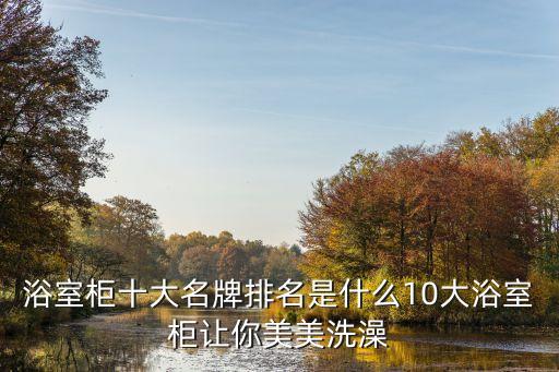 浴室柜十大名牌排名是什么10大浴室柜讓你美美洗澡