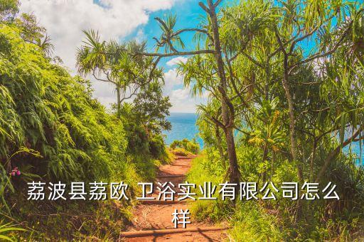  荔波縣荔歐 衛(wèi)浴實業(yè)有限公司怎么樣