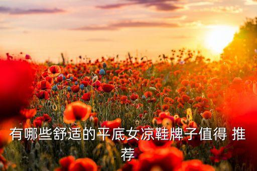 有哪些舒適的平底女涼鞋牌子值得 推薦