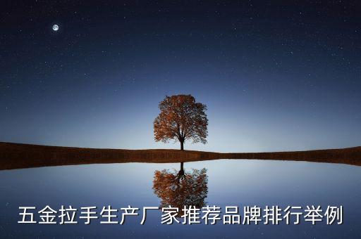 五金拉手生產(chǎn)廠家推薦品牌排行舉例
