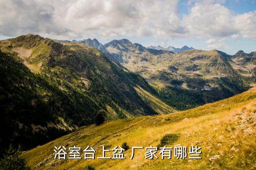 浴室臺(tái)上盆 廠家有哪些