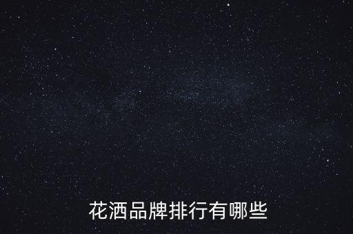 衛(wèi)浴花灑龍頭品牌推薦大全