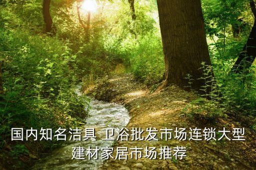 國(guó)內(nèi)知名潔具 衛(wèi)浴批發(fā)市場(chǎng)連鎖大型 建材家居市場(chǎng)推薦