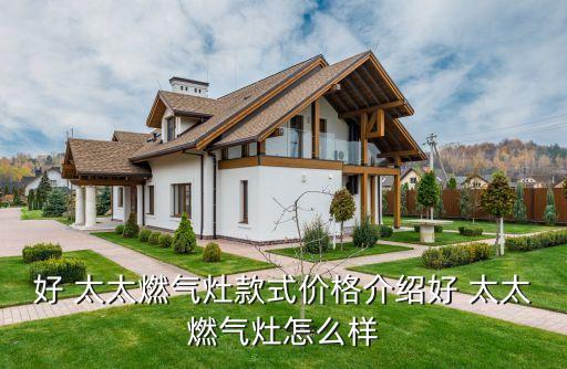 好 太太燃?xì)庠羁钍絻r(jià)格介紹好 太太燃?xì)庠钤趺礃? class=
