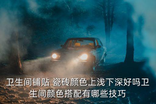衛(wèi)生間鋪貼 瓷磚顏色上淺下深好嗎衛(wèi)生間顏色搭配有哪些技巧