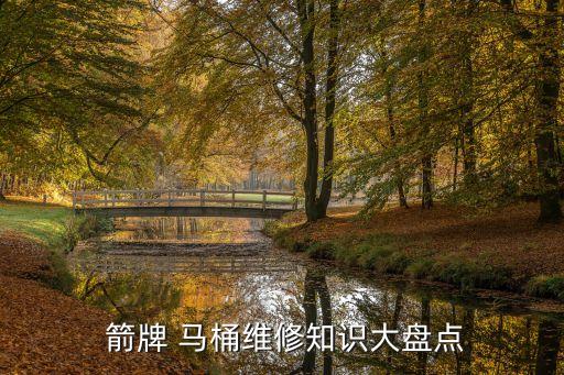  箭牌 馬桶維修知識大盤點