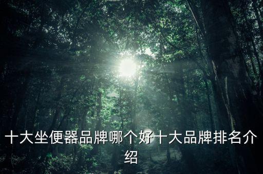 十大坐便器品牌哪個(gè)好十大品牌排名介紹
