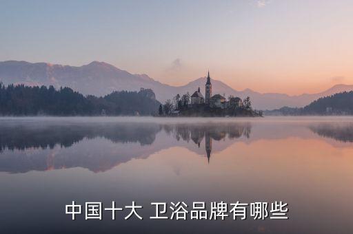 中國十大 衛(wèi)浴品牌有哪些