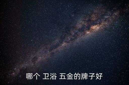 哪個 衛(wèi)浴 五金的牌子好