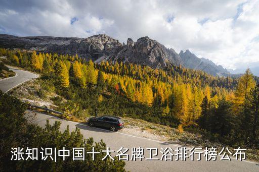 漲知識(shí)|中國(guó)十大名牌衛(wèi)浴排行榜公布