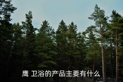 鷹 衛(wèi)浴的產(chǎn)品主要有什么