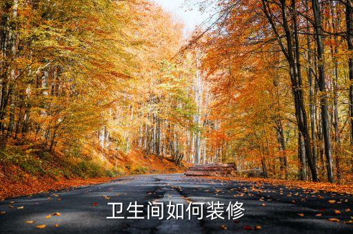 衛(wèi)生間如何裝修