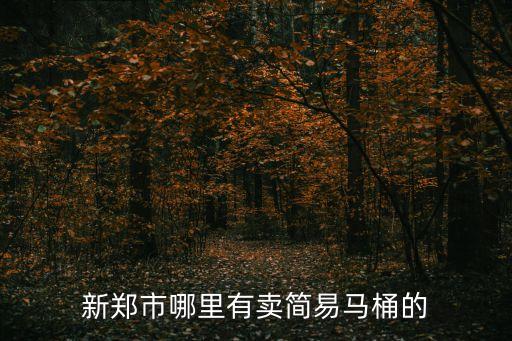 新鄭市哪里有賣簡易馬桶的