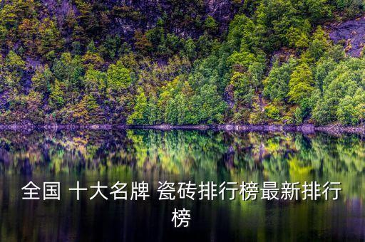 全國 十大名牌 瓷磚排行榜最新排行榜