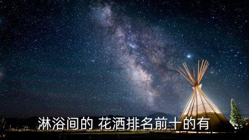 淋浴間的 花灑排名前十的有
