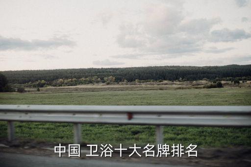 中國 衛(wèi)浴十大名牌排名