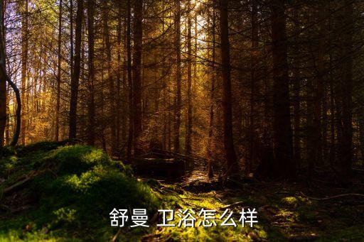 舒曼衛(wèi)浴是哪個品牌,上海舒曼衛(wèi)浴是幾線品牌