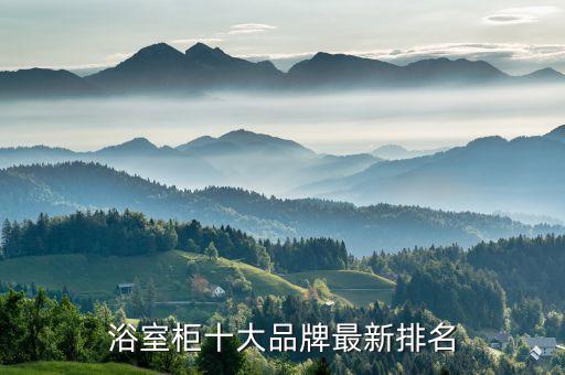 浴室柜十大品牌最新排名