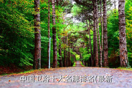 中國(guó)衛(wèi)浴十大名牌排名(最新
