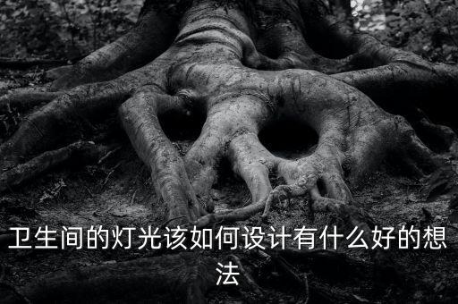 衛(wèi)生間的燈光該如何設(shè)計(jì)有什么好的想法