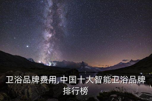 智能衛(wèi)浴品牌費(fèi)用,中國十大智能衛(wèi)浴品牌排行榜