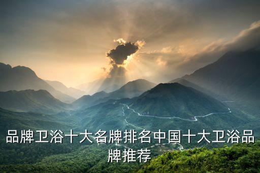 馳潔衛(wèi)浴是幾線品牌啊怎么樣