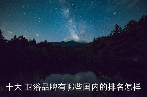 十大 衛(wèi)浴品牌有哪些國內(nèi)的排名怎樣