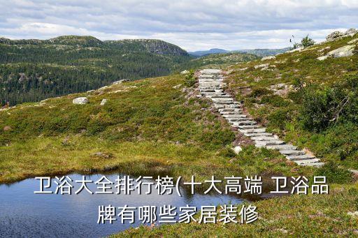  衛(wèi)浴大全排行榜(十大高端 衛(wèi)浴品牌有哪些家居裝修
