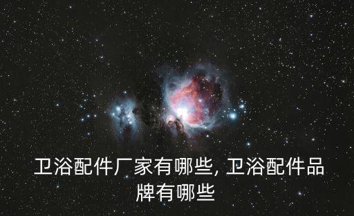  衛(wèi)浴配件廠家有哪些, 衛(wèi)浴配件品牌有哪些